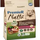 PremieR Nattu Cães Adultos Porte Pequeno Frango, Mandioca, Beterraba, Linhaça & Cranberry