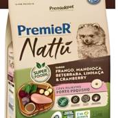 PremieR Nattu Cães Filhotes Porte Pequeno Frango, Mandioca, Beterraba, Linhaça & Cranberry