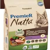 PremieR Nattu Cães Sênior Frango, Mandioca, Beterraba, Linhaça & Cranberry