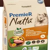 PremieR Nattu Cães Adultos Porte Pequeno Frango Mandioquinha, Espinafre, Cúrcuma & Blackberry