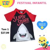 Camiseta Infantil tamanho 1 em Bauru