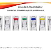 Banquetas cromadas