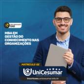 MBA de Gestão de Conhecimento nas Organizações em Bauru
