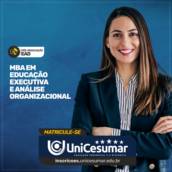 MBA em Educação Executiva e Análise Organizacional em Bauru