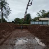 Construção de piscina