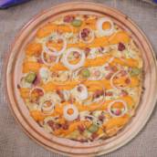 Pizza Frango com Cheddar 