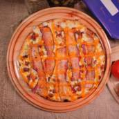 Pizza Bacon com Cheddar
