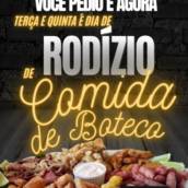 Terça e Quinta é Dia de Rodízio de Comida de Boteco 
