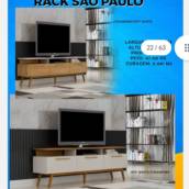 Rack São Paulo - Estilo e Organização para sua Sala em Uberlândia