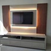 Painel de Televisão Planejado - Estilo e Funcionalidade Personalizados - Patos de Minas