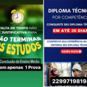 Conquiste seu diploma técnico 