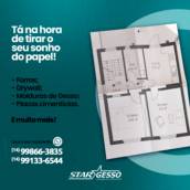 Parede 3D em Gesso - Efeito Visual Deslumbrante em Boituva