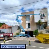 Locação de plataforma para pintura externa e interna na altura