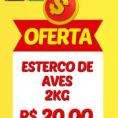 Esterco de Aves 2kg R$20,00