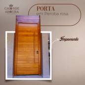 Porta de Madeira Rústica em Bauru