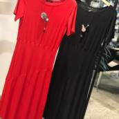 Vestido liso longo 