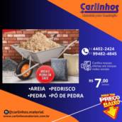Ensacados: Areia, Pedra, Pedrisco ou Pó de Pedra • R$7,00