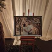 Placas para casamento em PVC adesivado 
