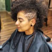 Desenho no cabelo 