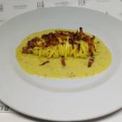Espaguete a carbonara