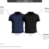 Camisa Polo Basic Unissex 
