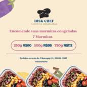 Combo Semanal (7 Marmitas Congeladas)  - 250g R$ 80,00 - 500g R$ 95,00 - 750g R$ 112,00 