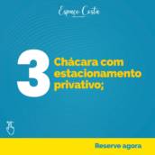  Chácara com estacionamento privativo