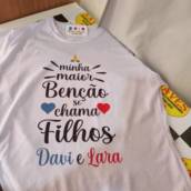 Camiseta Personalizada Religiosa - Qualidade e Expressão de Fé - São Manuel, SP