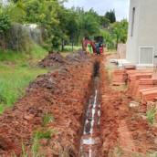 Abertura de Valetas para águas pluviais