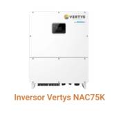 Inversor Vertys NAC75K: Eficiência e Confiabilidade para Grandes Sistemas Solares em Rondonópolis