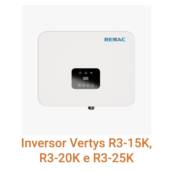 Inversor Vertys R3-15K, R3-20K e R3-25K: Flexibilidade e Alta Eficiência para Sistemas Solares em Rondonópolis