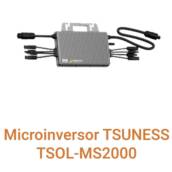 Microinversor TSUNESS TSOL-MS2000: Eficiência e Versatilidade para Sistemas Solares em Rondonópolis