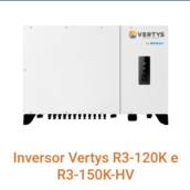 Inversor Vertys R3-120K e R3-150K-HV: Máxima Potência e Eficiência para Grandes Sistemas Solares em Rondonópolis