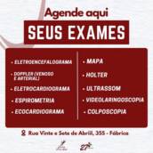 Agende aqui seus EXAMES