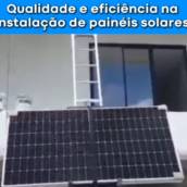 Qualidade e eficiência na instalação de painéis solares com o elevador solar da Energia Solar MK