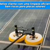 Fidelize clientes com uma limpeza eficiente com a escova giratória para limpeza da Energia Solar MK