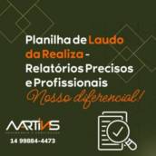 Planilha de Laudo da Realiza - Relatórios Precisos e Profissionais - Nosso Diferencial
