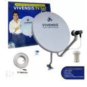  Instalação do Receptor de TV Vivensis Vx10 Sat HD + Antena Banda Ku + LNBF - Entretenimento de Qualidade em Cândido Mota/SP