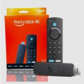 Amazon Fire Stick 4K Wi-Fi 6 com Alexa - Entretenimento Avançado em Cândido Mota/SP