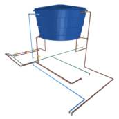 Projeto Hidrossanitário – Conforto e Eficiência em Ninho Verde I Eco Residence/SP em Ninho Verde I Eco Residence, SP por Modularys Engenharia