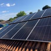 Placa solar em Foz