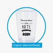 Copos descartáveis personalizados