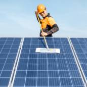Limpeza de Placas Solares