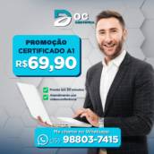 Certificado e-CNPJ e e-CPF com validade de 3 meses