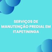 serviços de manutenção predial em Itapetininga