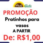 Pratinhos para Vasos a partir de R$1,00