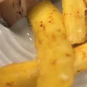 Mandioca na manteiga e alho