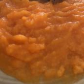 Purê de cenoura com batata
