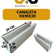 Canaleta 9x19x39 – Estruturação Eficiente e Praticidade em Barra Bonita, SP