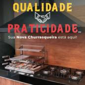 Churrasqueira Gourmet Padrão – Sofisticação e Desempenho no Santa Bárbara Resort Residence, SP
